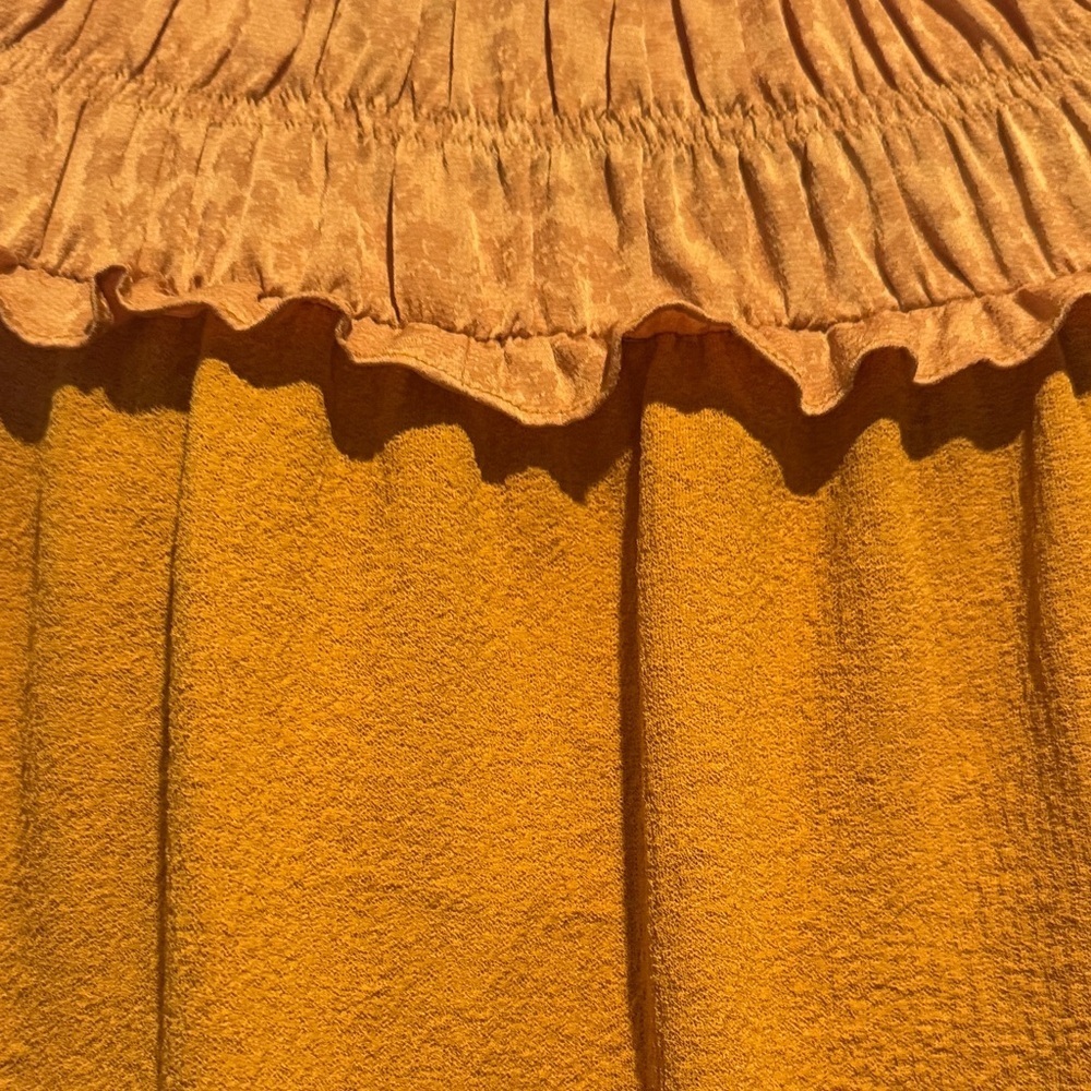 Current Air Golden Ruffle Blouse - Picture 9 of 9
